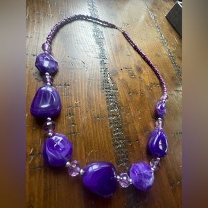Pretty Purple Necklace